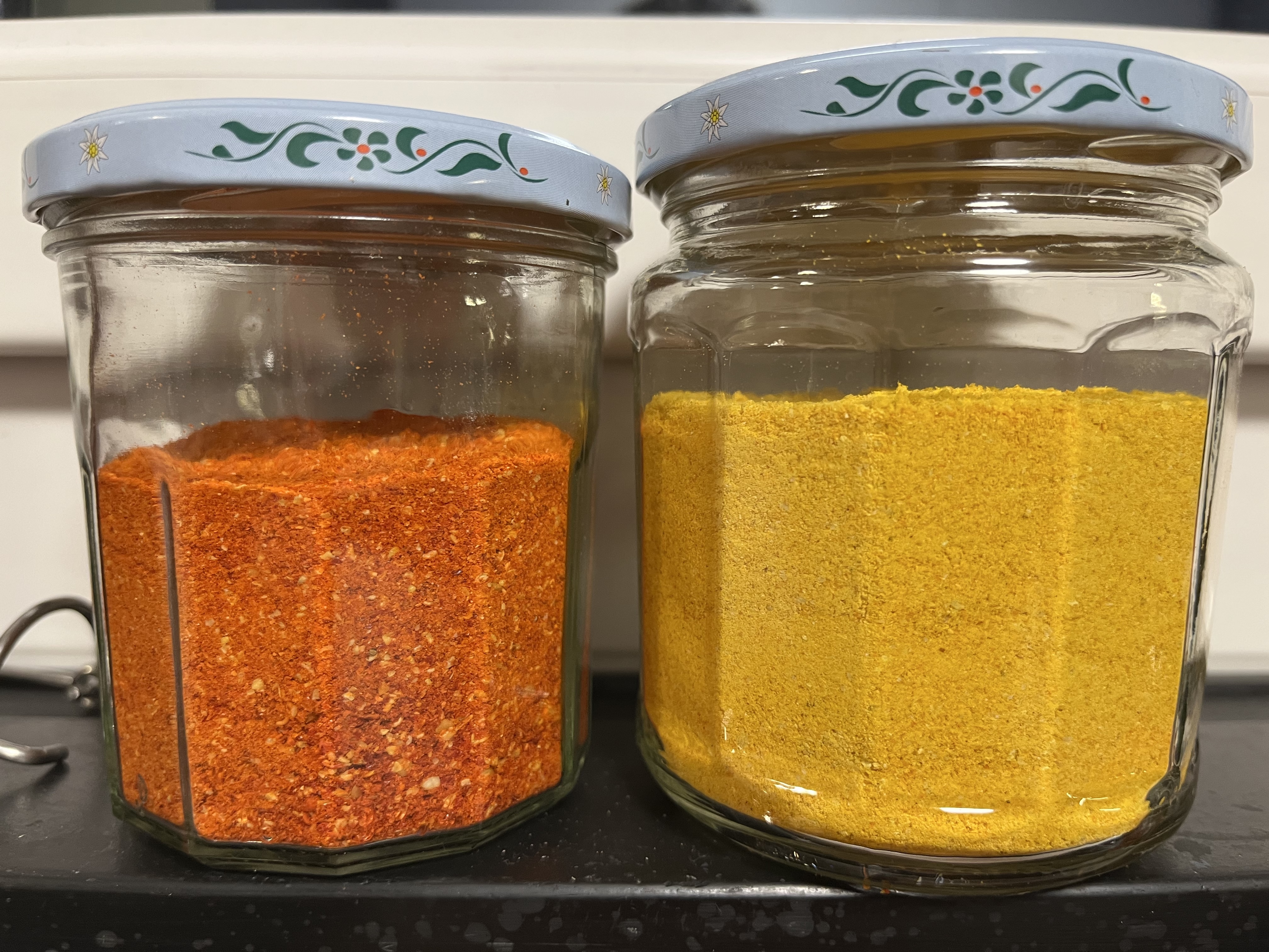 Habanero gelb Habanero rot Chilipulver